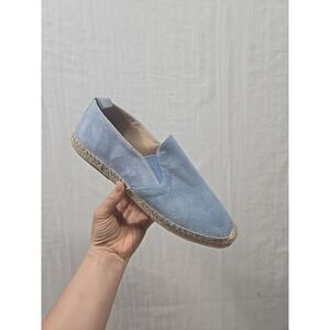 Passeggiando Ravello Women EU 41 US 10 Blue Suede Espadrilles Flats Shoes‎ Spain